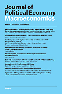 Journal of Political Economy Macroeconomics cover image