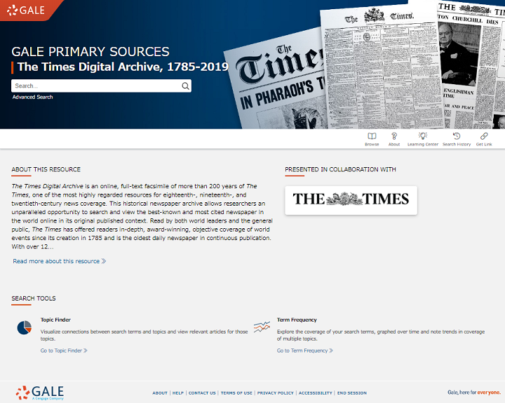 The Times Digital Archive1