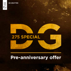 DG 275 Special Pre-Anniversary Offer