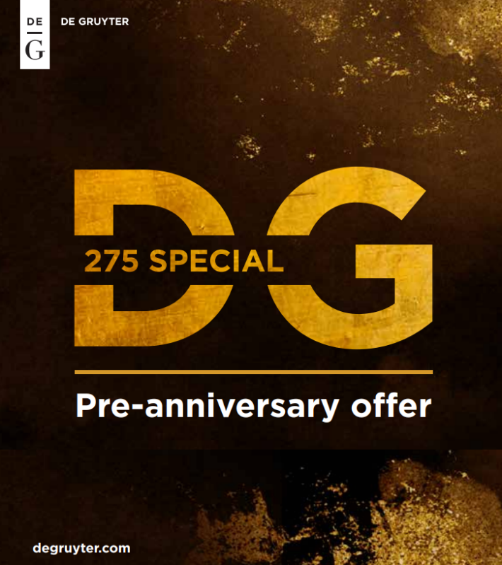DG 275 Special Pre-Anniversary Offer